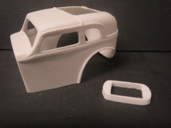 32′ Austin Bantam Coupe 1/25th Resin Body from Fremont Racing Specailties