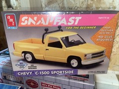 AMT ERTL SNAP FAST CHEVY C-1500 SPORTSIDE NEW SEALED NIB