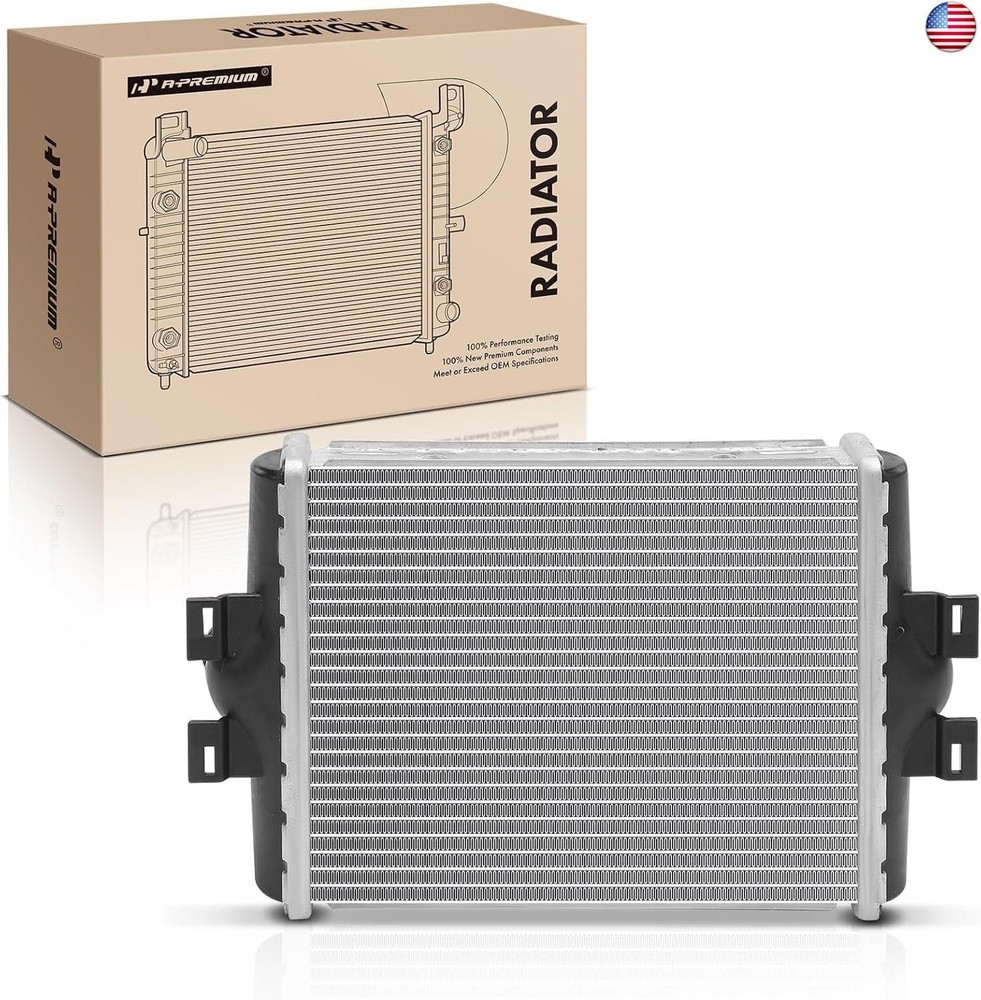 A-Premium Auxiliary Additional Cooling Radiator Compatible with BMW 328i, 328i