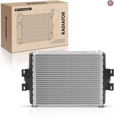 A-Premium Auxiliary Additional Cooling Radiator Compatible with BMW 328i, 328i