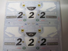 Museum Collection 1/12 Ducati 916 Superbike ’98 Carl Fogarty Decal