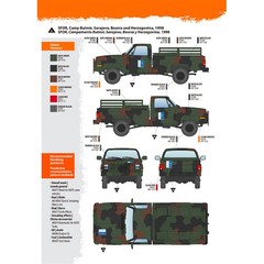 Ak Interactive 1/35 CHEVY PICK UP TRUCK M1008 Troop Carrier Model Kit #AK35030