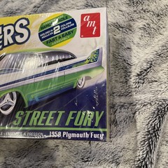 Sealed 1958 Plymouth Street Fury Model Kit 1/25 Scale AMT NEW