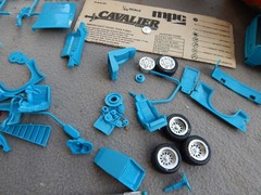 Vintage MPC Chevrolet Cavelier 1/25 Model Kit Parts Junkyard Estate Find