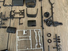 Vintage 1970s AMT ’36 Ford Coupe Model Kit #A136 (Partial Build) +FAST SHIPPING!