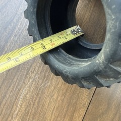 vintage 1 1/10 scale monster truck tires featuring prominent Goodyear lettering