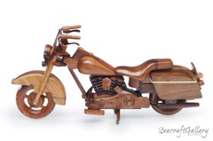 H D POLICE ELECTRA GLIDE Motorbike Model Handmade Wooden Unique Gifts