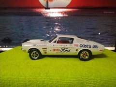 68 1968 Mustang 1/25 Cobra Jet Waterslide Decal Sheet Tasca FORD Bill Lawton