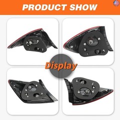Outer Tail Light Assembly Right Side Compatible with 2013 2014 2015 Civic