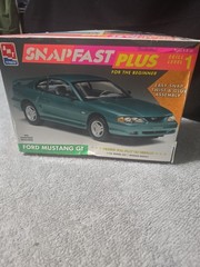 Vintage SNAP FAST PLUS Beginner FORD MUSTANG GT. Rare1994 AMT ERTL Complete. NIB