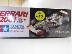 Tamiya 1:20 Scale Ferrari F2001 Full View model kit # 20054*3200