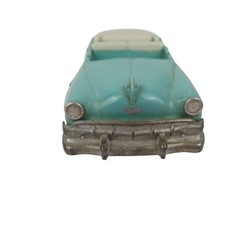 Vtg Turquoise 1953 Chevrolet Bel Air Convertible Bank AMT Dealer Promo Model