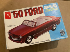 built vintage AMT T353 1950 Ford Convertible 50 Ford