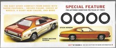 ‘Retro Deluxe’ Issue MPC 1976 ’76 DART in 1/25, Build 1 of 3 Ways, 925 /12 ST