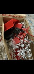 Vintage Lindberg 1/8 Hot Rod Model Kit Red Demon Hot Canary Blue Streak Car 3n1