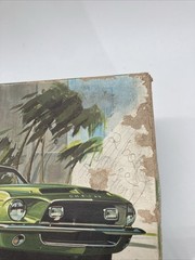 Vintage Original 1968 Shelby GT-500 AMT Model Kit Cobra Record T296 200 PARTS