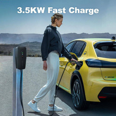 20Ft 110-240 Volt Level 1 2 Electric Vehicle Portable Charger 16Amp 3.5KW Home E