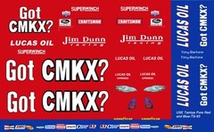 Jim Dunn Racing Got CMKX? Drag 1/24th – 1/25th Scale Decals Drag NHRA