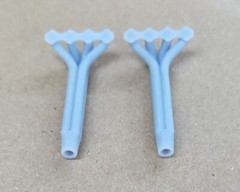 RESIN 3D PRINTED 1/25 MUD, PULLING, DEMO DERBY VERTICAL HEADERS TALL W/O FLAPPER