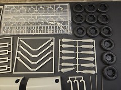 AMT/ERTL, Lowboy Trailer, Kit #6683, 1/25, Parts Complete, No Box or Decals.