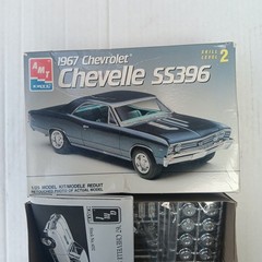 Vintage AMT ERT 1967 Chevrolet Chevelle SS396 1/25 Model Kit 6052 New Open Box