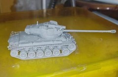 3d Printing 1/72 Military US T26E1 M26 Super Pershing Heavy Tank Model Kit