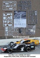 DONOR KIT – ASPHALT MODIFIED RACE CAR WHITE KIT – NO DECALS – 1/25