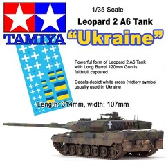 TAMIYA 25207 1/35 LEOPARD 2 A6 TANK MODEL KIT