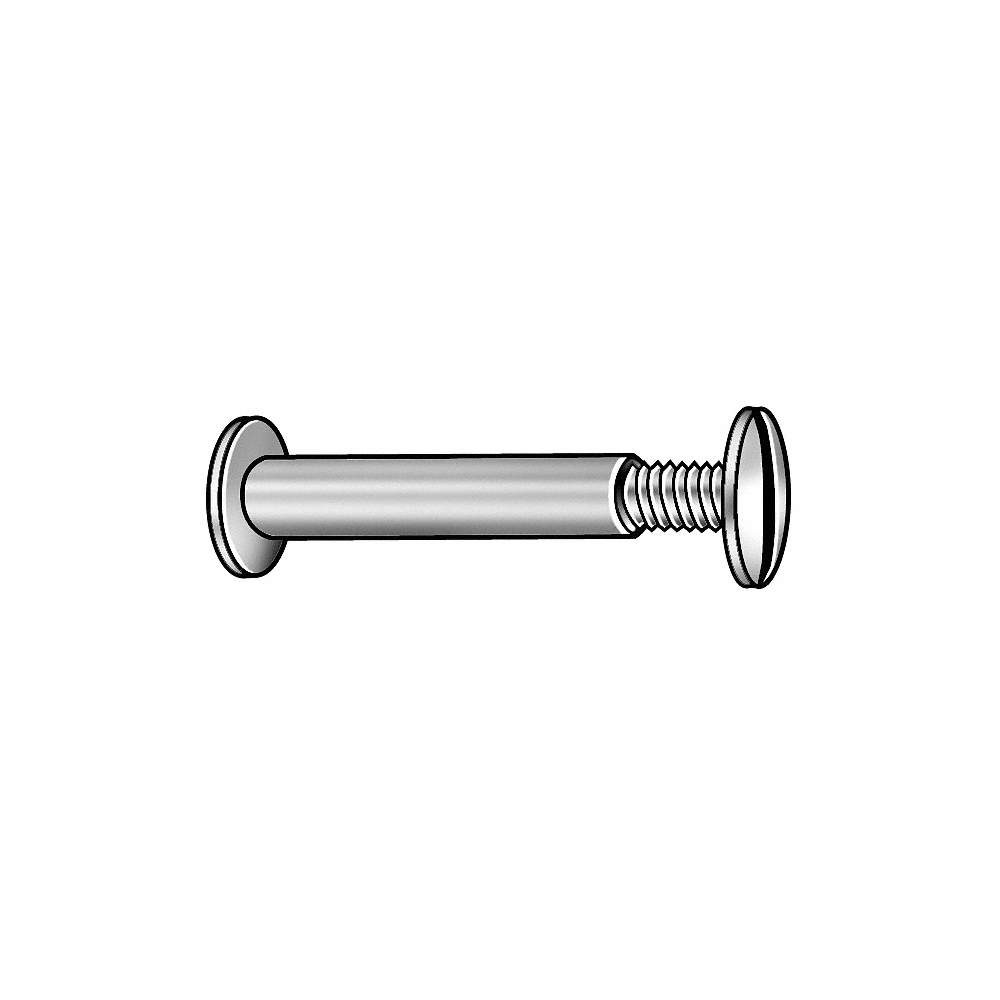 GRAINGER APPROVED 5MA81 Binding Post,Brass,#8-32,1/2″L,PK25 5MA81