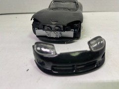 1/25-1/24 DODGE VIPER COUPE BLACK BUILT PARTS MODEL CAR KIT