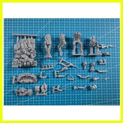 1: 35 Resin Model Assembly Kit, GK, Tank Crew (4 People with Accessories), Un…
