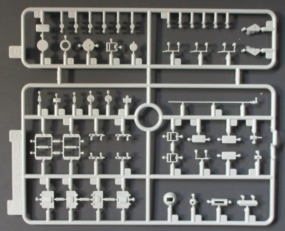 Dragon 1/35th Scale Panzer IV Ausf F2(G) – Parts Tree G from Kit No. 6360