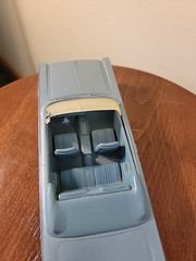 Plastic 1965 Ford Galaxie 500 XL Convertible promo model car