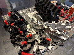 3d Printed V12 Compressed Air Engine Model (UNASSEMBLED)