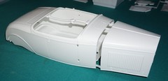 ’32 Ford Hot Rod 3’N 1 Revell 1/8 Bright White Body Hood Floorboards