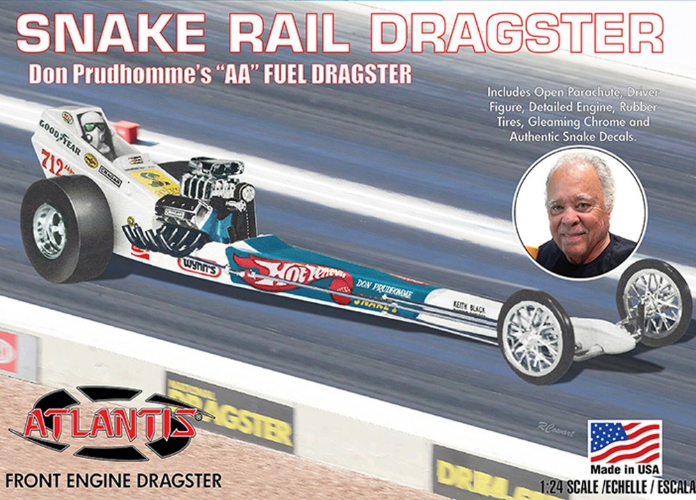 Atlantis M5694 Snake Rail Dragster 1/24 model kit