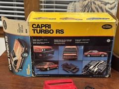 Testors RARE 1980 Mercury Capri Turbo RS Fox Body Model Kit NEW BUT INCOMPLETE