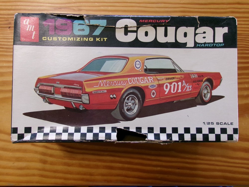 ORIG. & RARE ~ AMT 1967 MERCURY COUGAR CUSTOMIZING KIT 5327-170 3/27