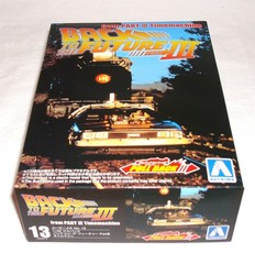 Back To The Future Part III pullback model kit 1:43 snap DeLorean time machine
