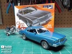 MPC967 – 80 Chevy Monte Carlo With Chopper & Trailer 1:25 Scale Model Kit Sealed