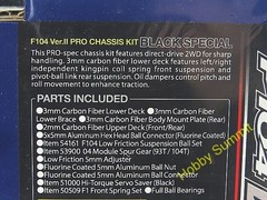 Tamiya 1/10 R/C F104 Ver. II Pro Black Sp. F-1 Grand Prix Ltd. Ed. 84336
