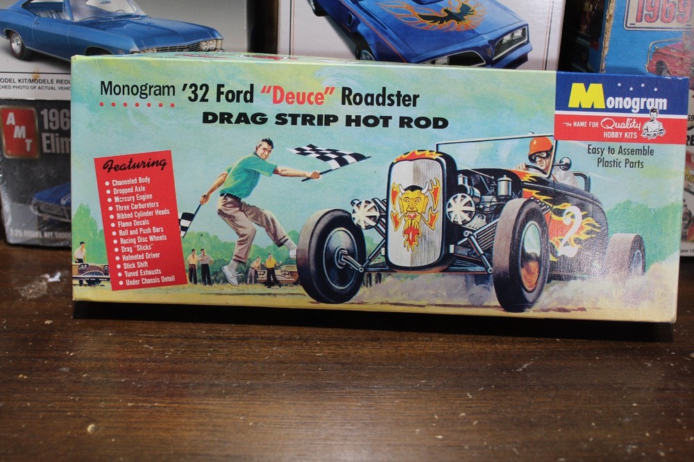 Monogram 32 Ford Deuce Roadster Sealed Inside