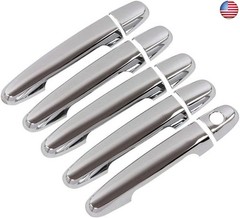 12PCS/Set Chrome Side Mirror Cover + Door Handle Cover Trim for Toyota RAV4