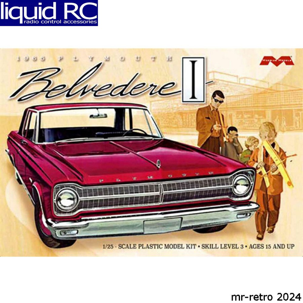 Moebius Models 1218 1/25 1965 Plymouth Belvedere