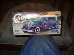 😎-MPC MODEL KIT**1932 IMPERIAL CONVERTIBLE SEDAN “LE BARON” 1-3153—-1/25–😎