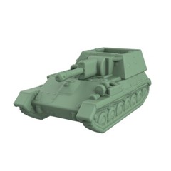 LaoYao 1:350 Military Model Kit Soviet SU-85B 85mm LB-2 Tank Destroyer