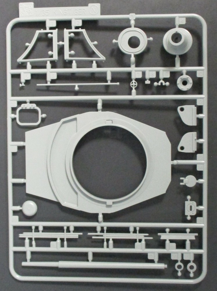 Dragon 1/35th Scale Kingtiger Porsche Turret Parts Tree N from Kit No. 6848