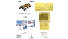 1:24 PE Set for scale model Ford T Speedster ICM 24015