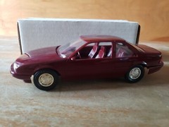 1989 CHEVY BERETTA GT MED GARNET PROMO ERTL CAR AMT NIB 6059 GENERAL MOTORS GM