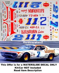 NASCAR DECAL # 2 SCHAEFER BEER 1973 PLYMOUTH BOBBY UNSER 1/25 POWERSLIDE